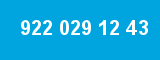922 029 12 43